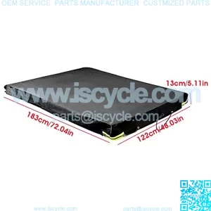 Truck Trunk Cover, Car Truck Rooftop Cargo Cover, Waterproof Travel Luggage Cover, Roof Cargo Cover for SUV, UTV, ATV, Jeep, Pickup