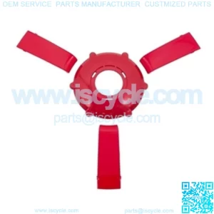 Giazza Golf Cart Steering Wheel Colored Insert Set - Red
