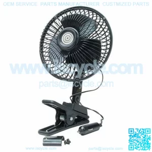 6" Portable Adjustable Oscillating Golf Cart Fan (12-Volt)