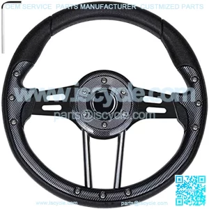 Golf Cart Steering Wheel for EZGO Club Car Yamaha Universal Steering Wheel EZGO Steering Wheel Club Car Cool Racing Style Steering Wheel Golf Cart