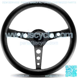 PRO35BK2B Prototipo Black 350 mm Leather Steering Wheel