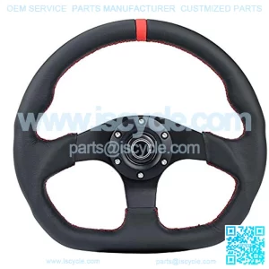 forced Leather Steering Wheel RST-024MB-R-RD + Performance Lab Air Freshener
