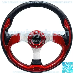 Universal 12.5?? Golf Cart Steering Wheel For Golf Cart Club DS & Precedent Yamaha EZGO RXV & TXT Steering Wheel
