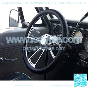 Billet Muscle Compatible with Chevy GMC 69-94 Steering Wheel Set Engraved Horn