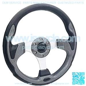 Universal 12.5?? Golf Cart Steering Wheel For Golf Cart Club DS and Precedent Yamaha EZGO Steering Wheel