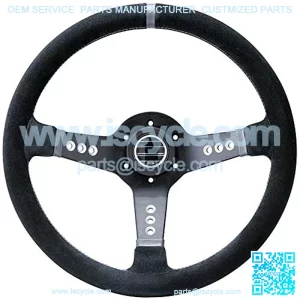 015L800SC Steering Wheel (Strwhl L777 Suede Black)