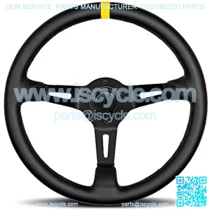R1908/35L Steering Wheel (MOD 08 Black Leather), 1 Pack