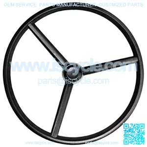 New Complete Tractor 1104-4900 Steering Wheel Compatible with/Replacement for Holland Tractor - 83909785 D6NN3600B