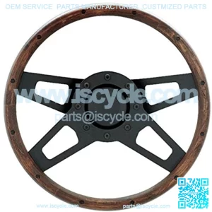 404 Challenger Wood Steering Wheel