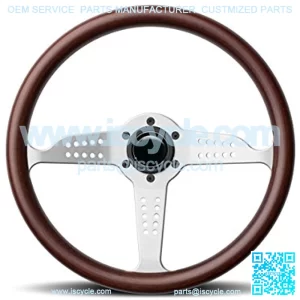 Steering Wheel Heritage Grand Prix Mahogany Wood 350mm NEW GRA35WDOB