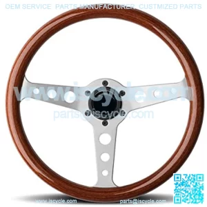 IND35MA0P Heritage Indy Steering Wheel Diameter: 350mm Grip: Mahogany Wood