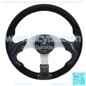 Carbon 13" Golf Cart Steering Wheel