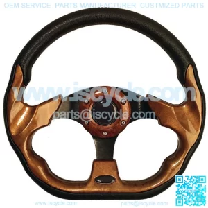 Woodgrain 12.5" Golf Cart Steering Wheel