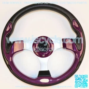 Custom Golf Cart Purple Steering Wheel13 Inch EZGO YAMAHA Club Car