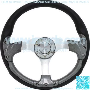 Pursuit 14" Carbon Fiber Golf Cart Steering Wheel Kit