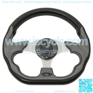 Carbon Fiber Racer Golf Cart Steering Wheel for EZGO, Club Car and Yamaha
