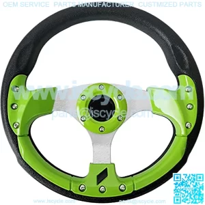 Golf Cart Steering Wheel for EZGO Club Car and Yamaha Lime Green1