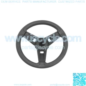 Italia Giazza Black Golf Cart Steering Wheel For Club Car DS