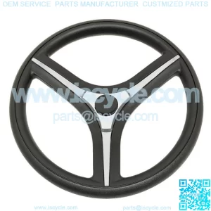 Italia Black Steering Wheel for Club Car Precedent Golf Carts
