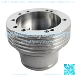 Polished Billet 5 and 6 Hole Steering Wheel Adapter - All Golf Cart Models