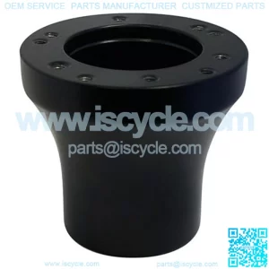 EZGO (All) / Club Car DS (Pre-1984) Golf Cart Steering Wheel Adapter - (Satin Black)