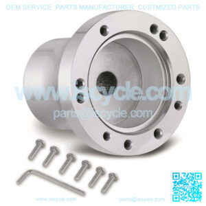 Club Car EZGO Yamaha Steering Wheel Adapter Silver