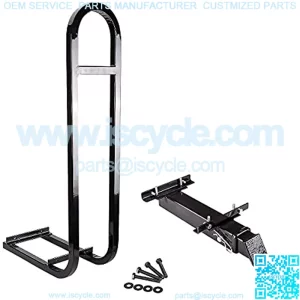 Universal Golf Cart Rear Grab Bar and Trailer Hook with Receiver and Grab Golf Cart on Back for Club Car Yamaha