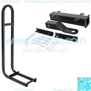 Golf Cart Rear Seat Safety Grab Bar and Trailer Hitch Receiver for Yamaha Club Car