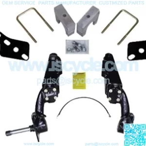 6" Spindle Lift Kit with Factory 4 Wheel Mechanical Brakes for Club Car DS