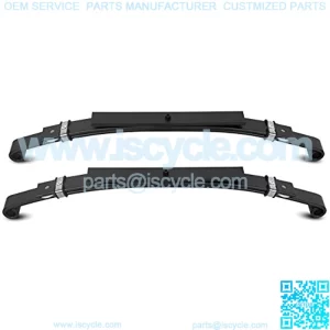 Heavy Duty Rear Leaf Springs Compatible With Club Car DS Golf Cart 1982-Up 3 Leafs/Set of 2