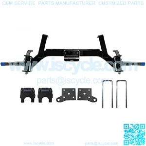 ProFormX 5 inch Drop Axle Golf Cart Lift Kit fits EZGO TXT , also fits TXT T-48/Freedom and Valor 2001.5 - 2020. Includes Spindles. Fits Gas and Electric. Comes with Industry Leading