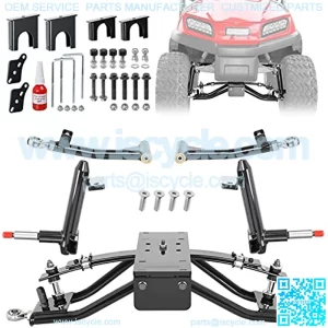 Golf Cart 6 Inch A-Arm Lift Kit for Club Car Precedent Tempo Onward 2004-up Electric or Gas, Steering Limit Design