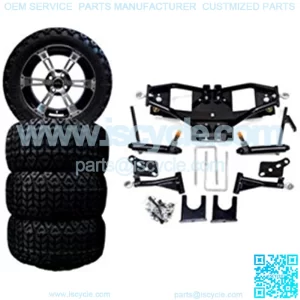 3G 6" Lift Kit Combo for Club Car DS Golf Carts 2004+ with 14" Colossus