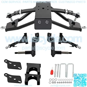 6" Double A-Arm Golf Cart Lift Kit for 2004-Up Club Car Precedent Gas/Electric Long Travel Lift Kit