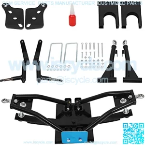 6 for Club Car DS Heavy Duty Double A-Arm Lift Kit for 1982-2014 Gas & Electric Golf Cart Front & Rear Lift Kit for Club Car DS Lift Kit