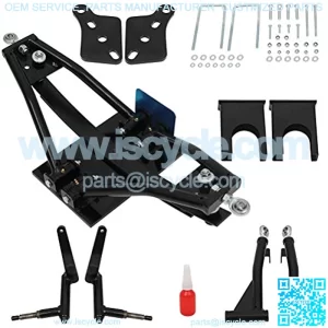 Heavy Duty Easy to Install Golf Cart Front & Rear Black Lift Kit for Club Car Precedent A-Arm Lift Kit Spindle Lift Kit Extends Existing Spindles
