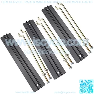 Golf Cart Battery Hold Down Plate, Rods, Washers & Nuts,for Club Car DS and Carryall Electric 1998-2005