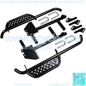 Golf Cart Side Board Nerf Bar Kit - Fits Club Car DS 2004+ Gas & Electric