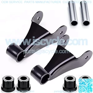 Club Car Metal Rear Shackle kit Including Bushing & Sleeves for Golf Cart Club Car Precedent Replaces Part 1025062-01 102506301 102506601