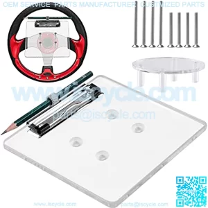 Golf Cart Scorecard Holder with Pencil Holder for EZGO Club Car Yamaha - 0.23"ThickneAcrylic/More Sturdy