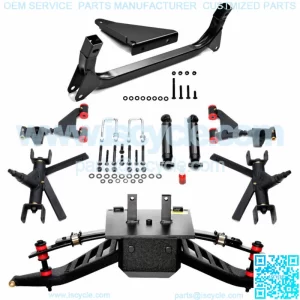 King XD 4" Golf Cart Lift Kit for Yamaha G29/Drive/Drive2 with Solid Axle