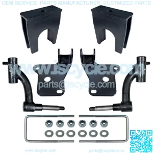6" Drop Spindle Golf Cart Lift Kit for EZGO RXV Electric 2008 - Feb 2013