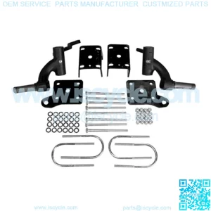 3" Spindle Golf Cart Lift Kit for EZGO TXT Gas 2001.5-2008.5/Elec 2001.5-Up