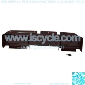 EZGO Golf Cart Woodgrain Dash Cover with Locking Doors for RXV 2008 and Up