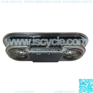 Carbon Fiber Console With Marine Receiver/Speakers/Antenna for Golf Cart
