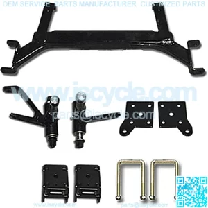EZGO TXT 5" Drop Axle Golf Cart Lift Kit (Fits 2001.5-2013 Electric Models)