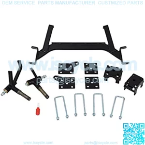 EZGO TXT 5 inch Drop Axle Golf Cart Lift Kit (Fits 2001.5-2013 Electric Models)