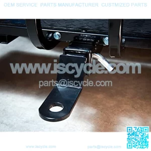 Golf CART Trailer Hitch, FITS ON Backseat FOOTREST- Club CAR, EZGO, Yamaha