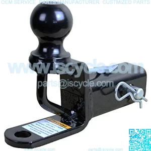 ATV TEK, Trio HD Receiver 2 Inches Multi-Purpose Hitch with Ball Mount, Heavy-Duty Tow Hitch