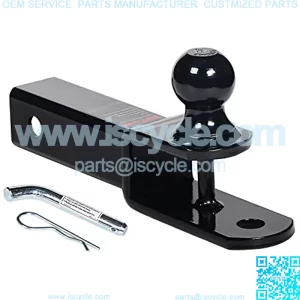 3-in-1 ATV Hitch Ball Mount Adapter with 1-7/8" Ball, Hollow Shank